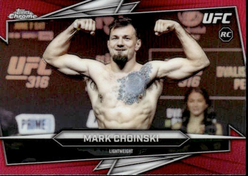 2026 Topps Chrome UFC #102 MARK CHOINSKI RC Magenta Refractor #280 /399