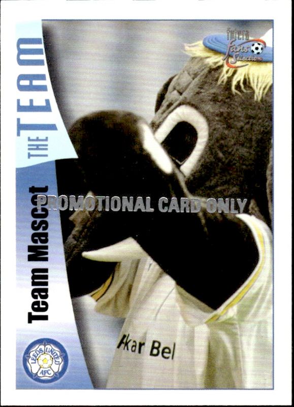 futera fans selection 1998 leeds the team mascot #10 