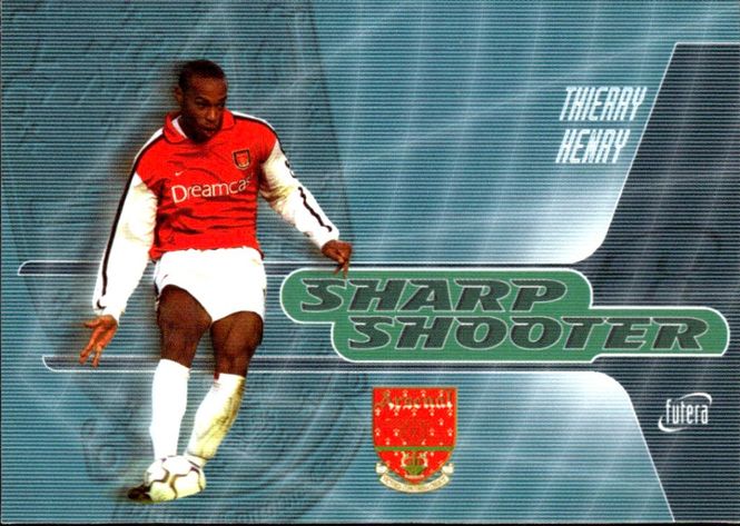 Hovedbilde 2001 Futera Arsenal FX Sharp Shooter Thierry ...