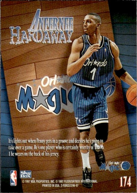 Main Image 1996-97 SkyBox Z Force Anfernee Hardaway Zuperman ...