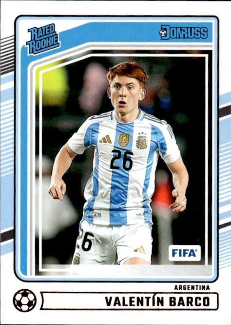 Hovedbilde 2024-25 Donruss Soccer Valentin Barco #185 Rated ...