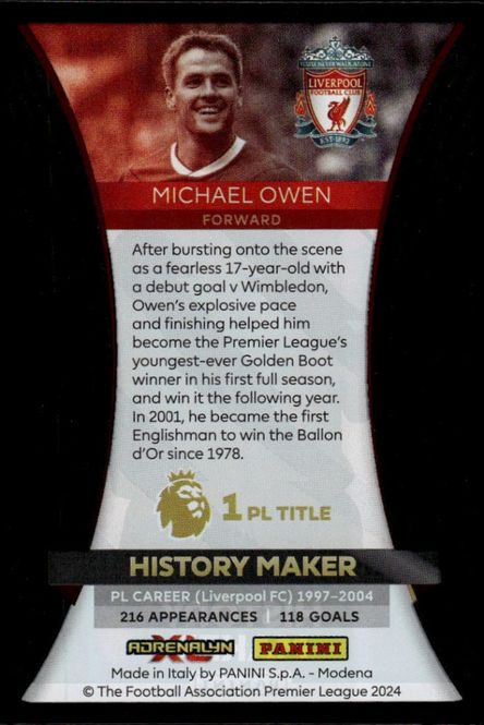 Hovedbilde Panini Adrenalyn XL Premier League 2025 Michael ...