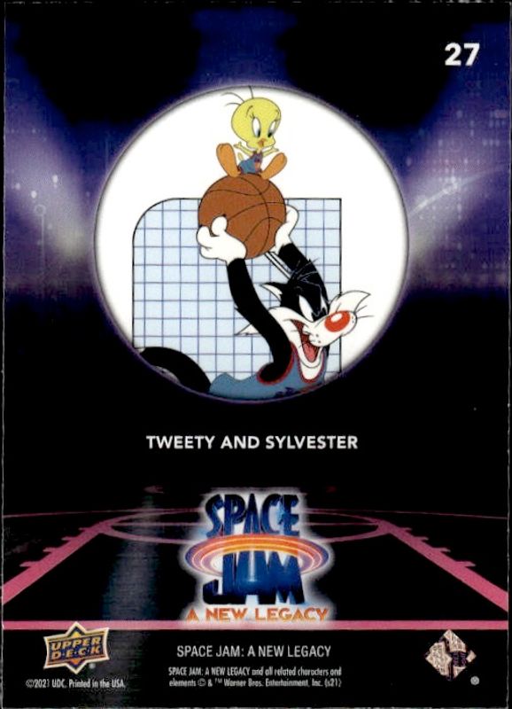 2021 Upper Deck Space Jam. TWEETY AND SYLVESTER #27