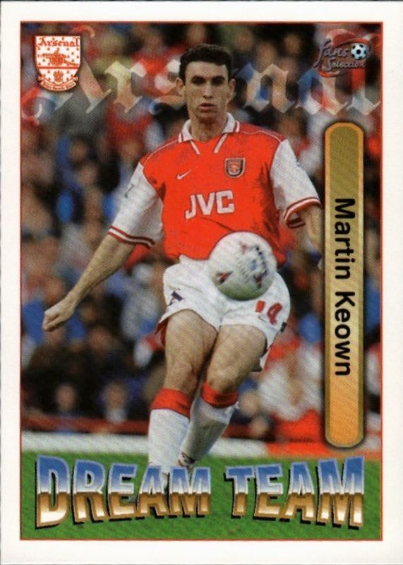Futera Arsenal Fans Selection 1997-98 - Dream Team - 68 Martin Keown