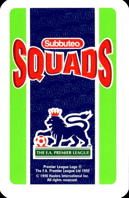 Hovedbilde 1996 subbuteo squads dennis wise