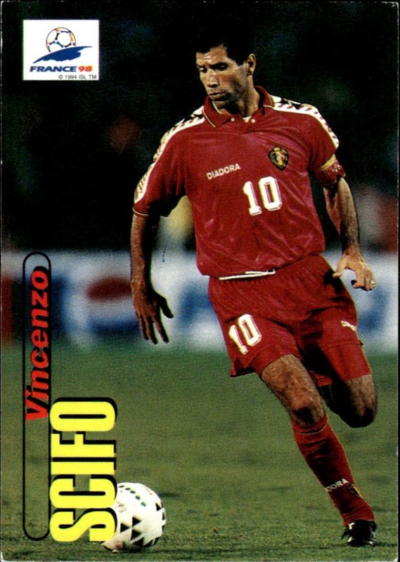 Vincenzo SCIFO Belgium Panini France 98 Cards N.67