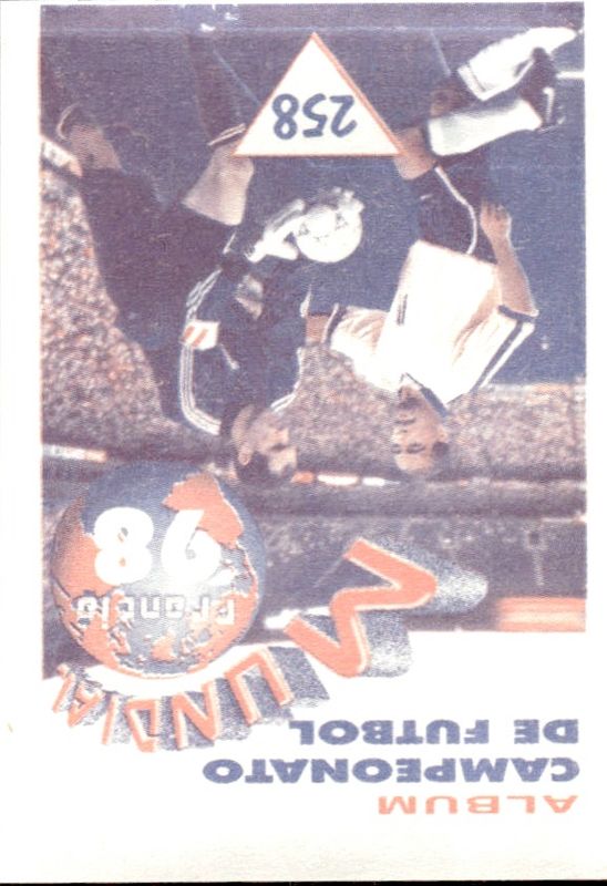 1998 Album Campeonato de Futbol Mundial Francia HIERRO