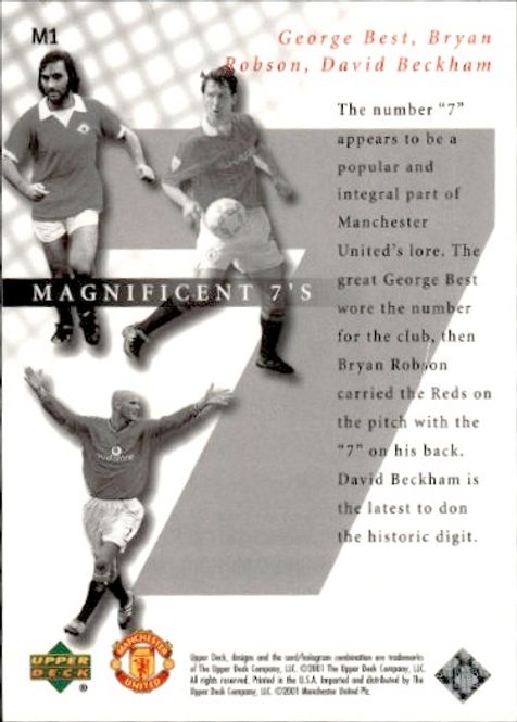 Main Image 2001-02 Manchester United Magnificent 7's George ...