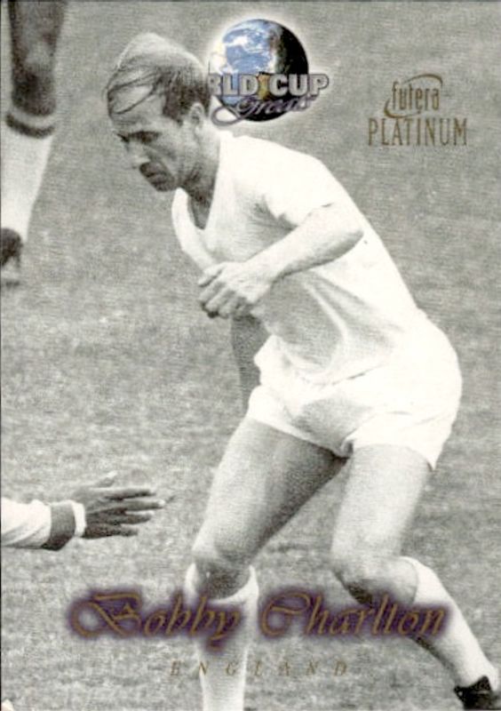 1998 Futera World Cup Greats - England BOBBY CHARLTON