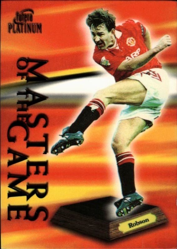 1998 Futera Platinum Manchester United GOLD /250 Bryan Robson