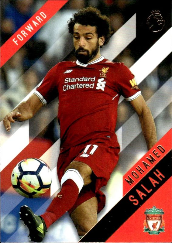 2017-18 Topps Premier League Gold Mohamed Salah #74 