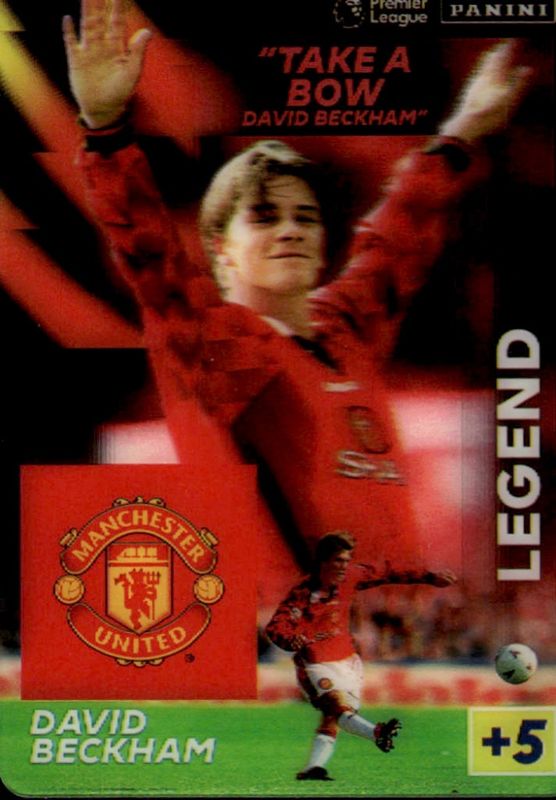DAVID BECKHAM BONUS CARD 2021/2022 PANINI