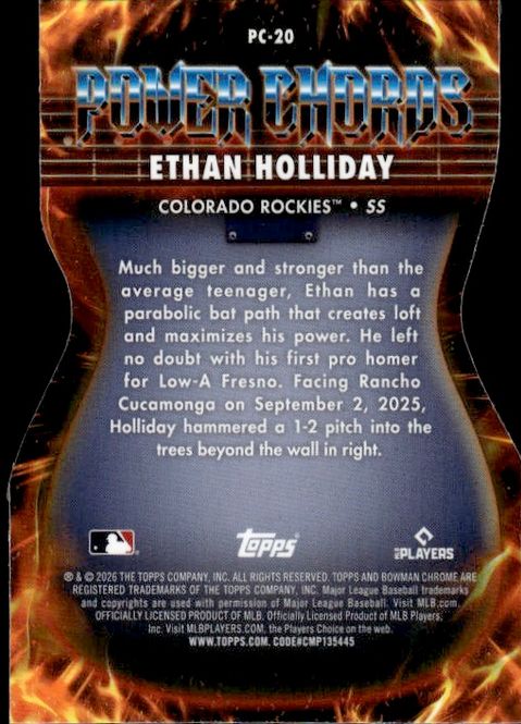 Main Image Topps 2026 Bowman Chrome Power Chords Ethan ...