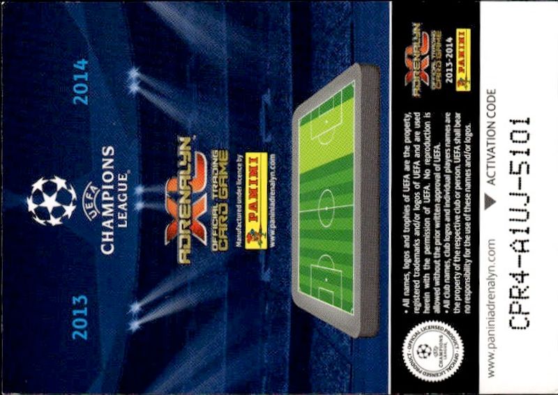 Panini Adrenalyn XL - UCL Man Utd Robin Van Persie Top Master Card 2013-14