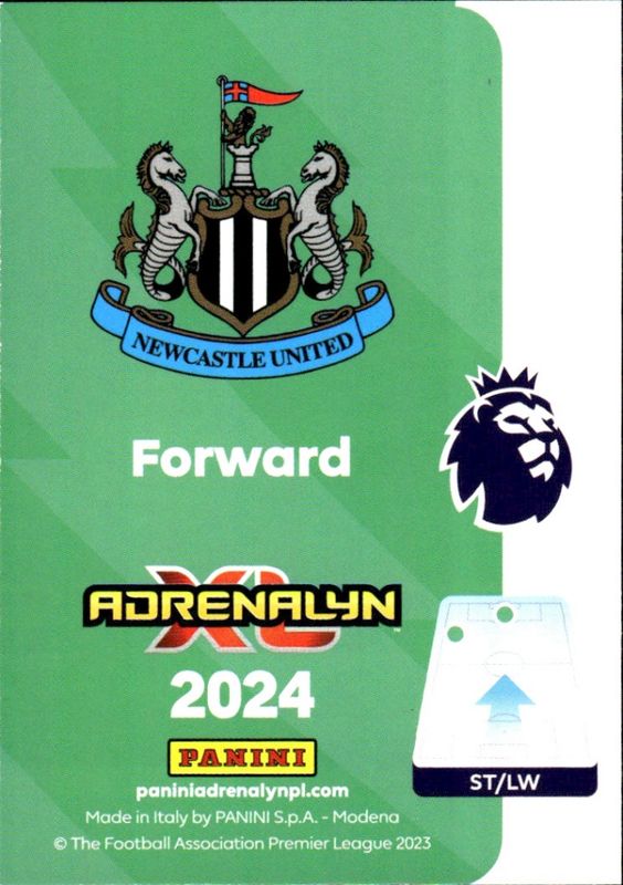 Panini Adrenalyn XL Premier League 2024 Alexander Isak Newcastle Limited Edition