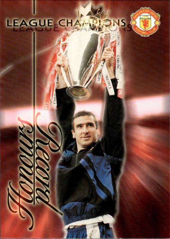 Eric Cantona 1997 manchester united leauge champions #91Honours record