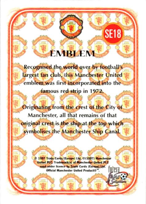Main Image 1997 Futera Manchester United Fans Selection - ...