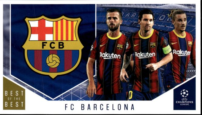 Hovedbilde 2020-21 Topps Best of the Supersize UEFA ...