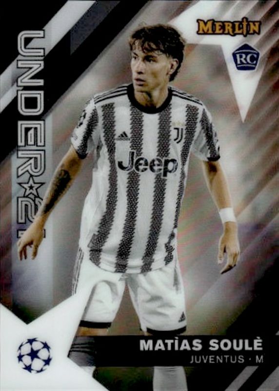 TOPPS MERLIN MATIAS SOULE RC UNDER 21 ROOKIE 2022 2023