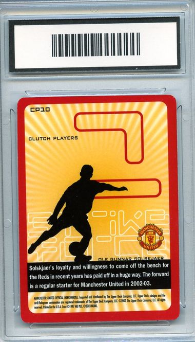 Main Image 2003 Upper Deck CP 10 Manchester United Strike ...