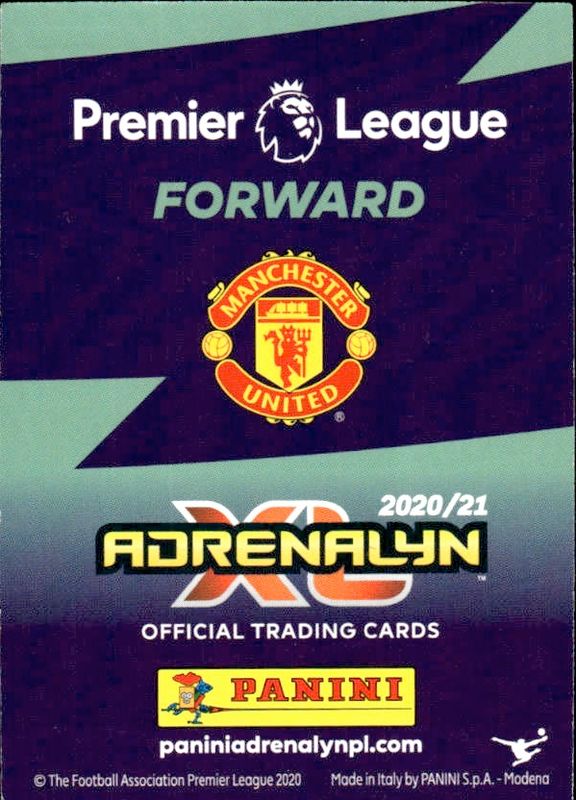 2020-21 ADRENALYN XL PREMIER LEAGUE CARD - [GOLDEN BALLER] - 7 Marcus RASHFORD