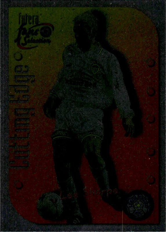 1999 Futera Fans Selection Leeds United Cutting Edge Lee Sharpe #7 PLAYERS EDITION