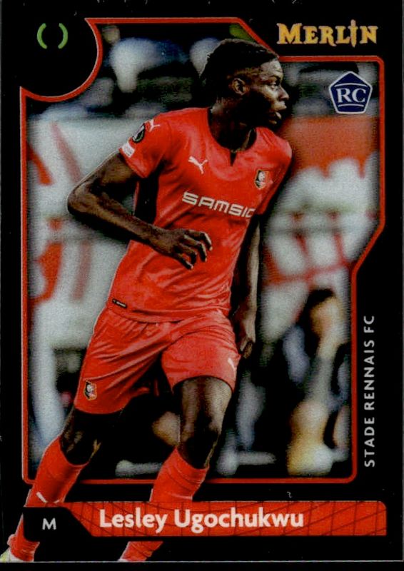 2022 Topps Merlin UEFA Europa Conference League Refractor #8 Lesley Ugochukwu RC 