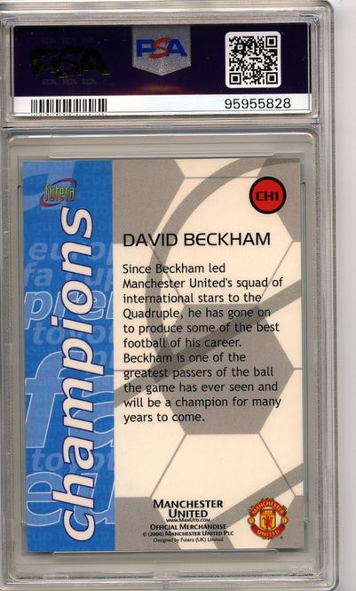 Main Image 2000 Futera David Beckham POKKA Champions Pokka ...