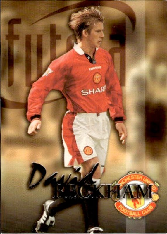 David Beckham 1997 Futera Manchester United Silver #10/250 