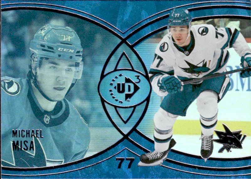 MICHAEL MISA 25/26 2025 2026 Upper Deck UD3 Rookie Insert Card #UD3-29 Sharks