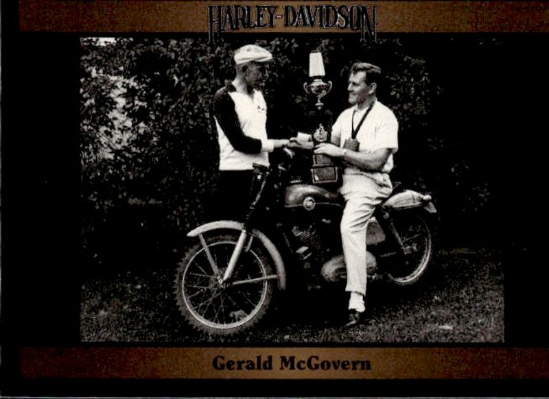 1992-93 Collect-A-Card Harley Davidson #191 Gerald McGovern