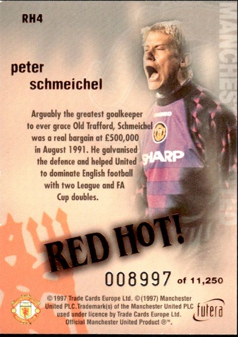 Main Image Peter Schmeichel Red Hot 97 Bronze RH4 ...