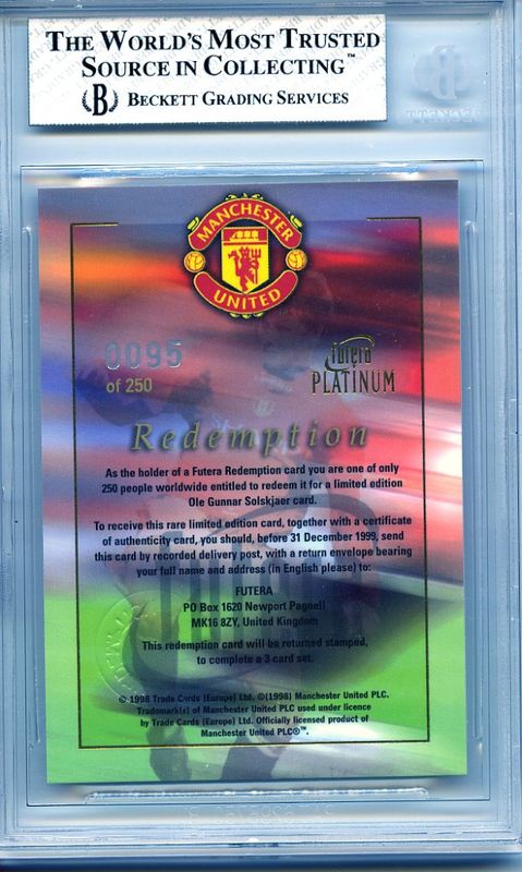 Ole Gunnar Solskjær Redemption sett OGS1-OGS2-OGS3 #95 of 250