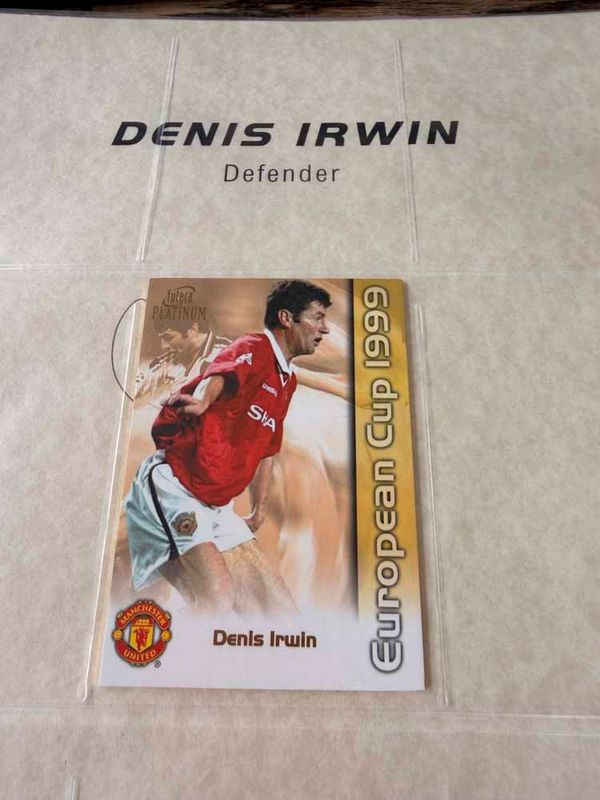 22 Carat Gold Leather Binders pair #64/99 AUTOGRAPHED Werry rare   