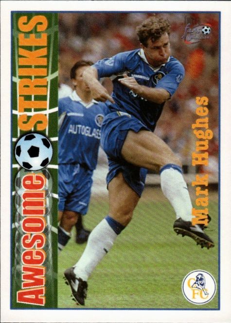 Main Image MARK HUGHES 1998 Futera Chelsea Fans Selection ...